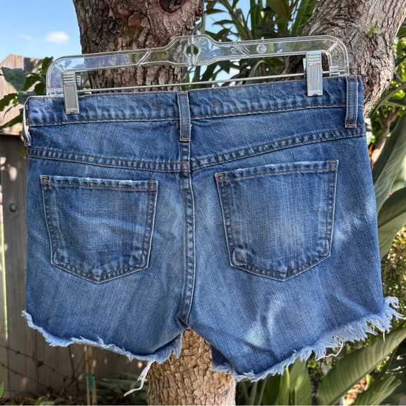Flying Monkey Platinum Distressed Women’s Denim Shorts - Picture 4 of 7